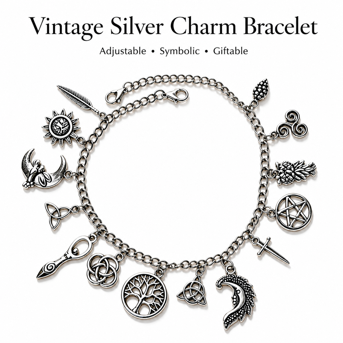 Solyresse Mystic Symbols Charm Bracelet & Anklet