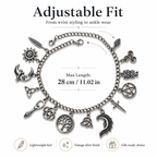 Solyresse Mystic Symbols Charm Bracelet & Anklet「Free shipping」