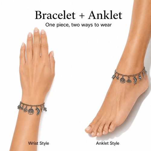 Solyresse Mystic Symbols Charm Bracelet & Anklet
