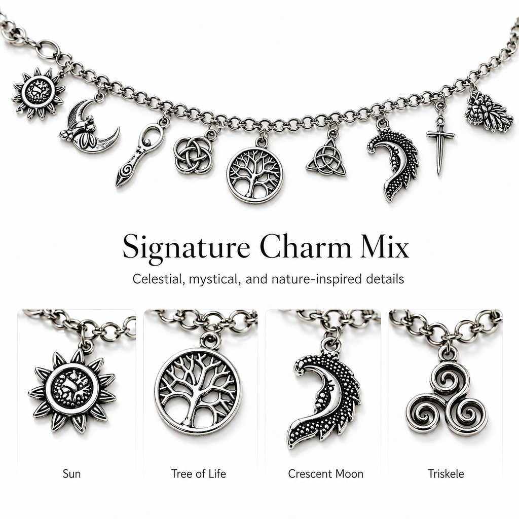 Solyresse Mystic Symbols Charm Bracelet & Anklet